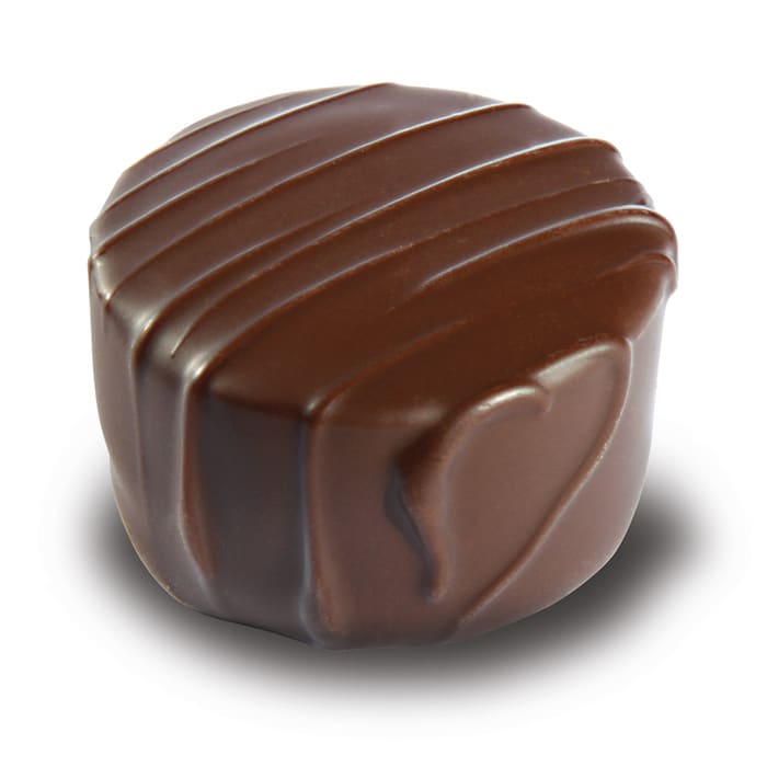 Zitrone Praline in Vollmilchschokolade der Esther Confiserie aus Kulmbach in Oberfranken