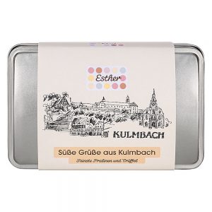 Esther 10er Pralinendose "Plassenburg Kulmbach" mit Alkohol - Pralinen & Trüffel Mix