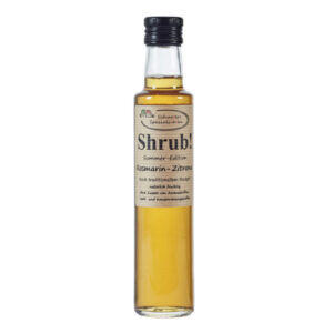 Shrub - Fruchtsirup auf Essigbasis, Rosmarin - Zitrone 0,25 ltr.