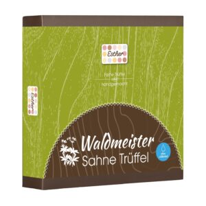 9er Packung Waldmeister Trüffel der Esther Confiserie aus Kulmbach in Oberfranken