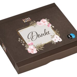 16er Esther Danke Klassikpackung mit 16 erlesenen Pralinen mit Alkohol. Einfach mal danke sagen.