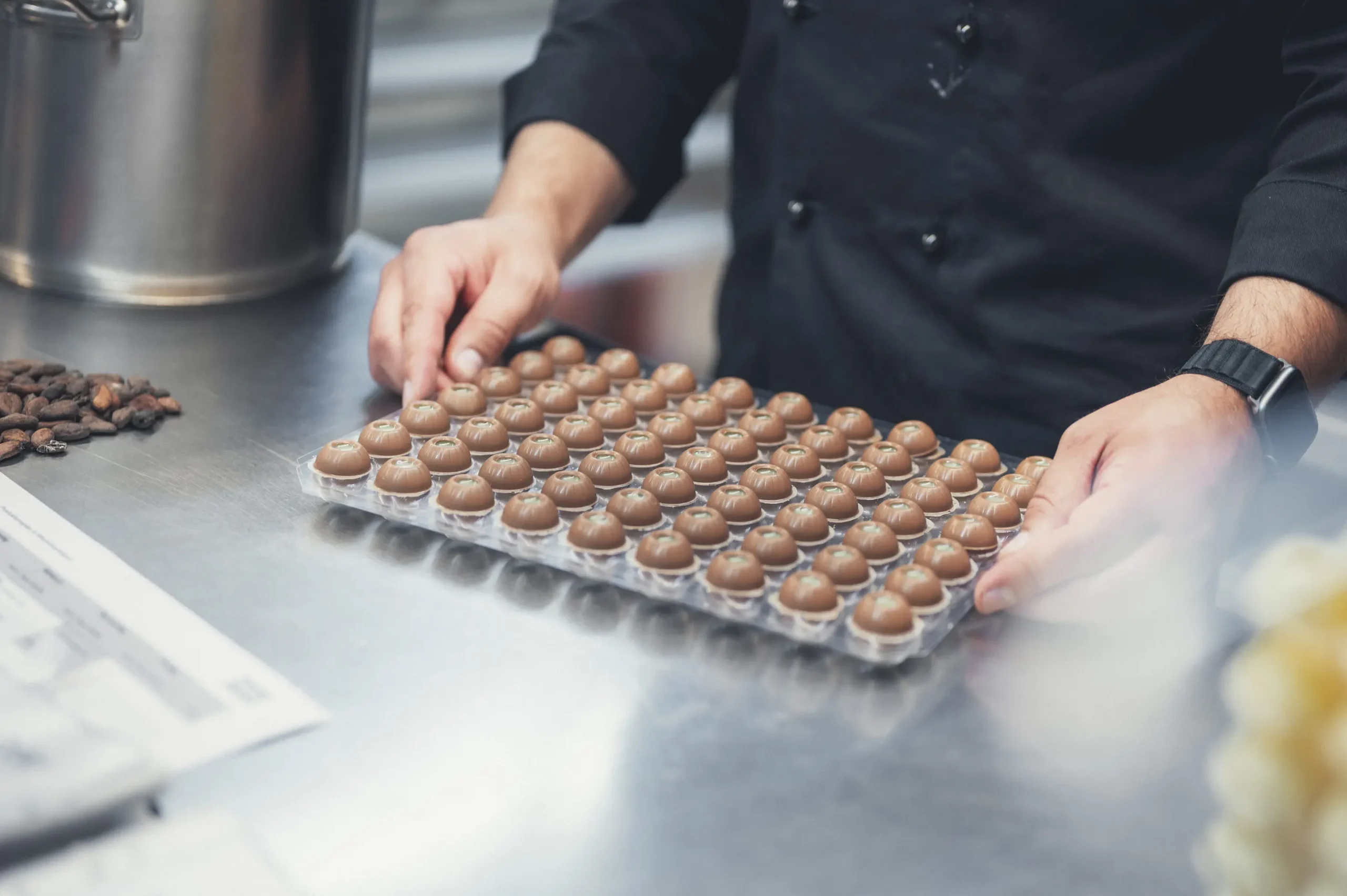 Pralinen aus eigener Herstellung