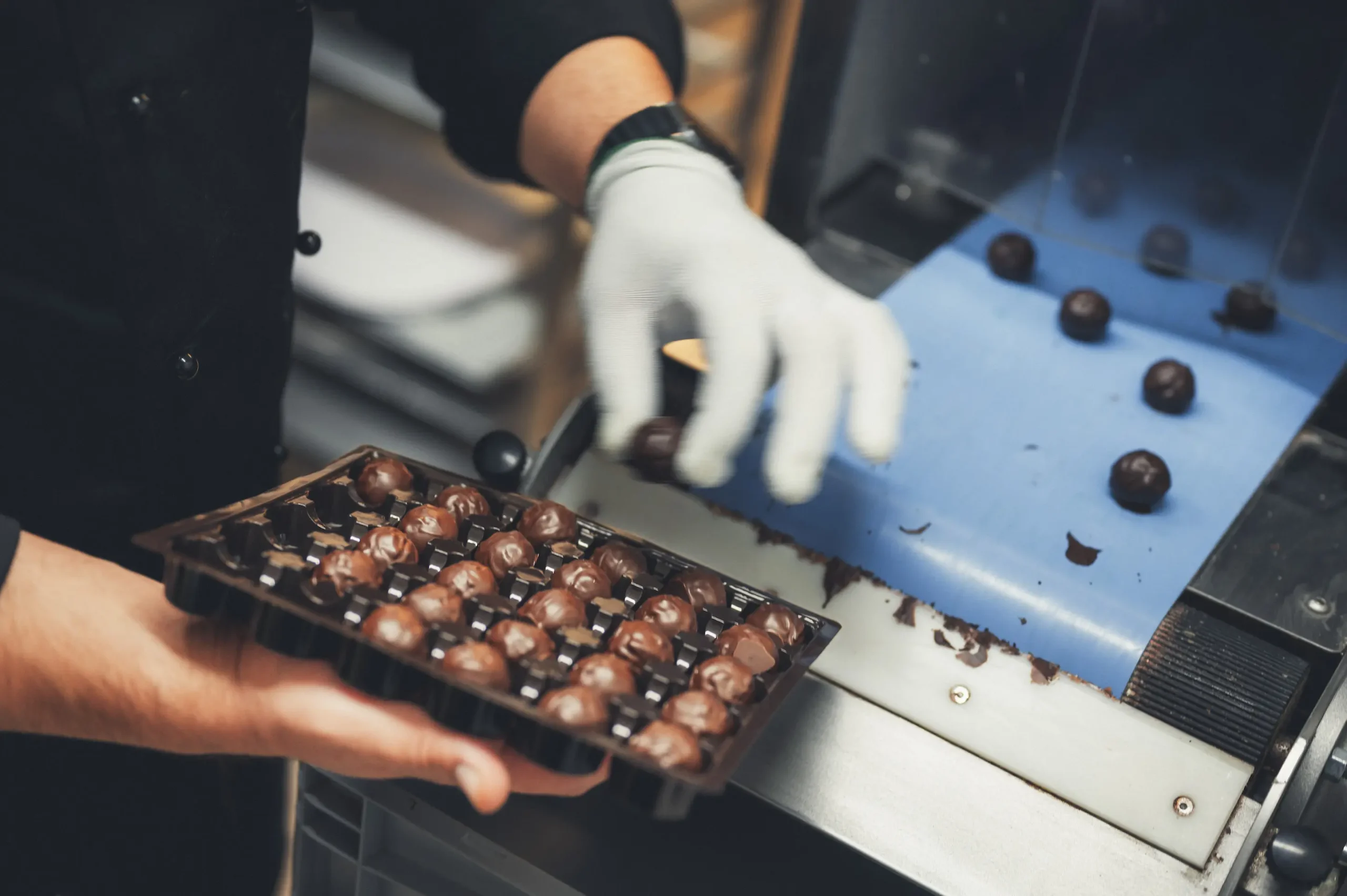 Pralinen und Trüffel in Handarbeit